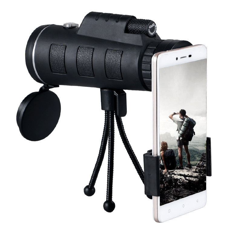 Telescope for iPhone & Android – High-Power Monocular with Tripod, Phone Clip & Compass for Outdoor Adventures