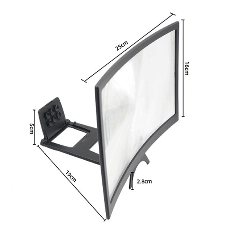 Quping L6 Mobile Screen Amplifier – 3D HD Magnifier for Enhanced Phone Viewing