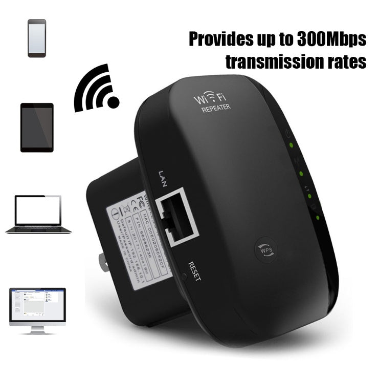 WiFi Repeater & Signal Booster – High-Speed Wireless Range Extender for Stronger Home Internet Connection