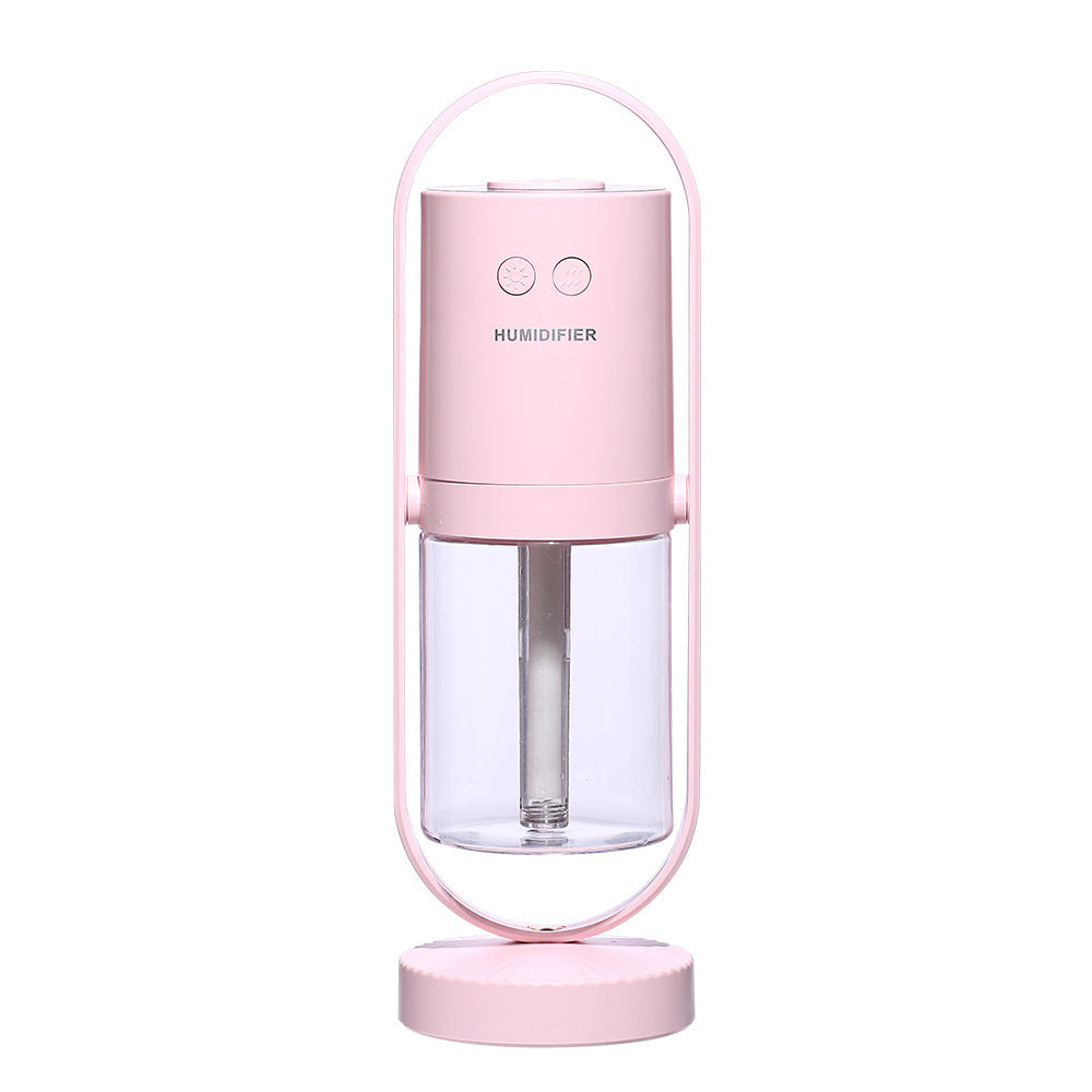 Magic Shadow USB Air Humidifier – Mini Ultrasonic Mist Maker with Projection Night Light for Home, Car & Office