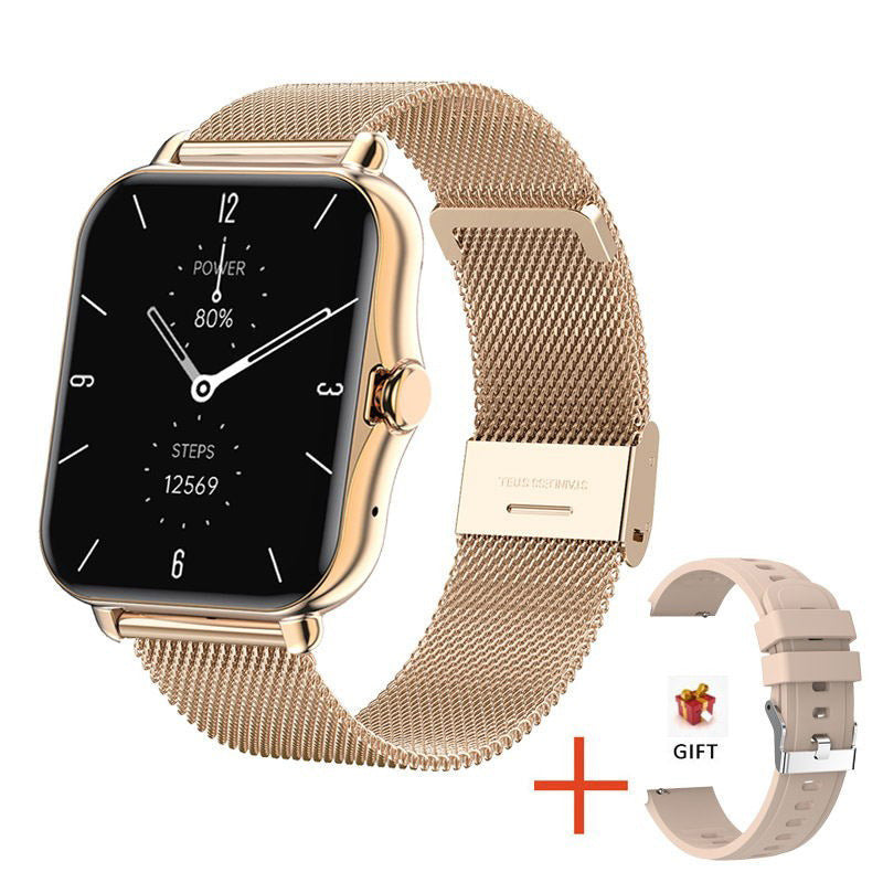 Smartwatch with Bluetooth Calling, Info Reminders & Stylish Design – Fitness & Health Tracker