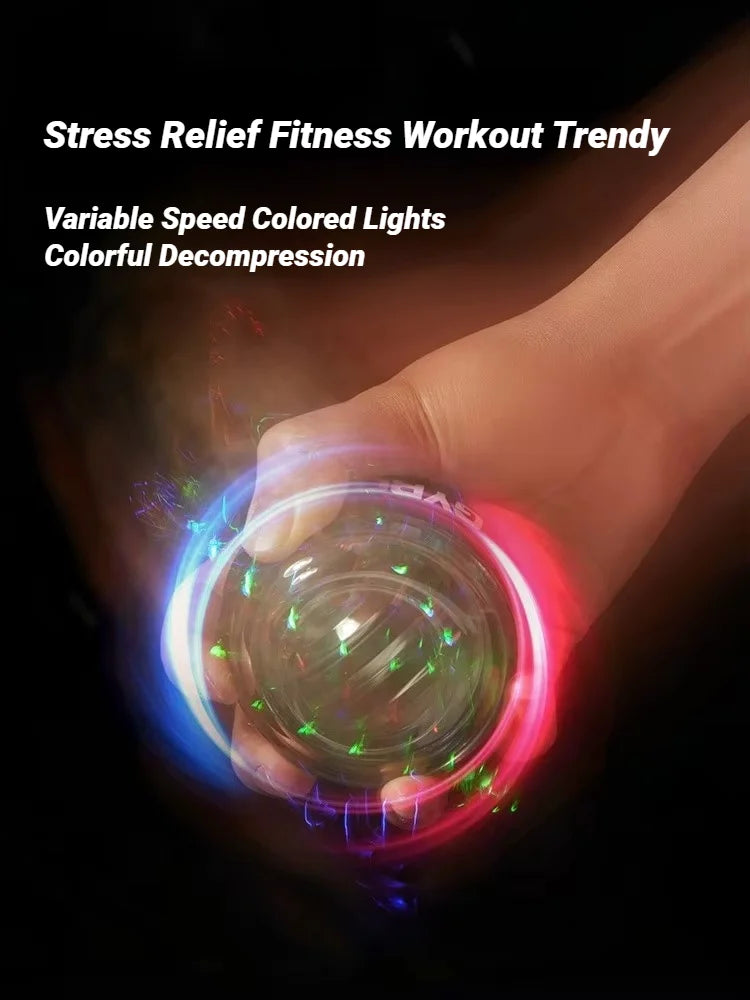 Gyroball Wrist & Forearm Exerciser – Powerball Hand Strength Trainer for Muscle Building & Rehab