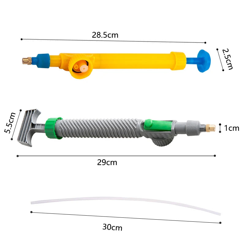 High-Pressure Manual Bottle Sprayer – Adjustable Air Pump Nozzle for Garden Watering & Agricultural Use