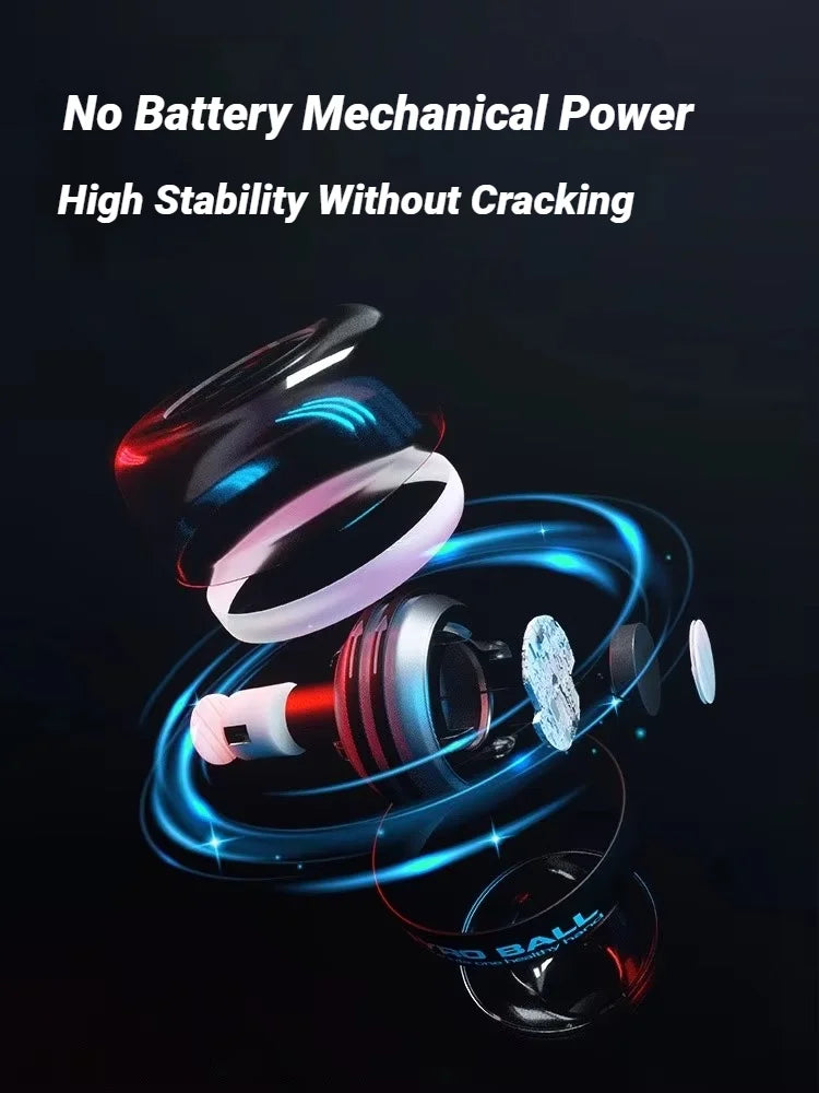 Gyroball Wrist & Forearm Exerciser – Powerball Hand Strength Trainer for Muscle Building & Rehab