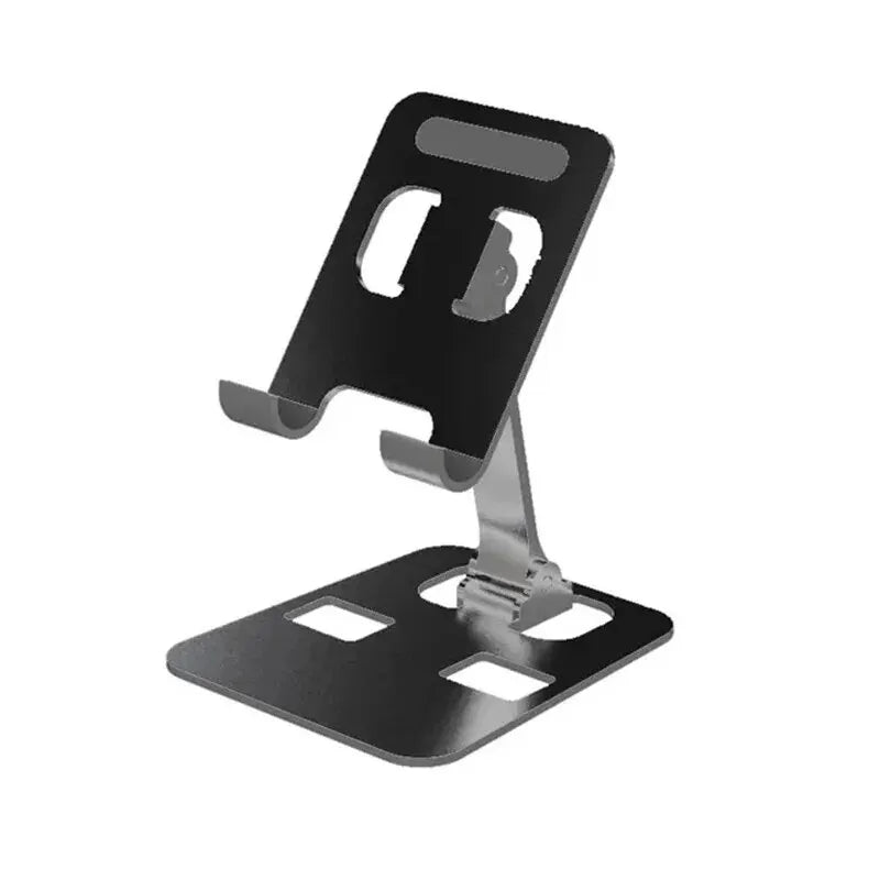 Universal Aluminum Tablet & Phone Stand – Adjustable, Foldable & Perfect for Desk or Travel