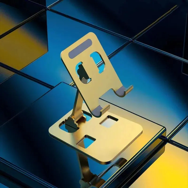 Universal Aluminum Tablet & Phone Stand – Adjustable, Foldable & Perfect for Desk or Travel