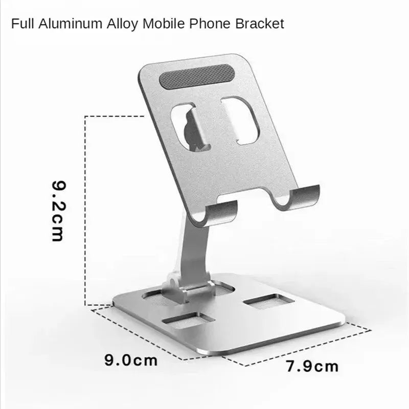 Universal Aluminum Tablet & Phone Stand – Adjustable, Foldable & Perfect for Desk or Travel