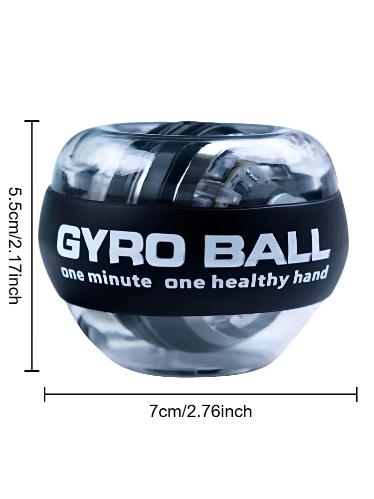 Gyroball Wrist & Forearm Exerciser – Powerball Hand Strength Trainer for Muscle Building & Rehab