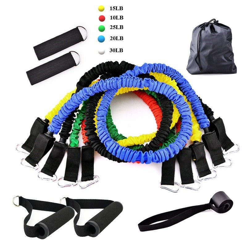 Resistance Band Fitness Trainer – Home Workout Rally Tool for Strength & Muscle Training