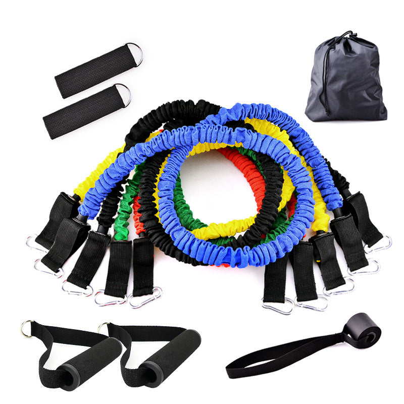 Resistance Band Fitness Trainer – Home Workout Rally Tool for Strength & Muscle Training