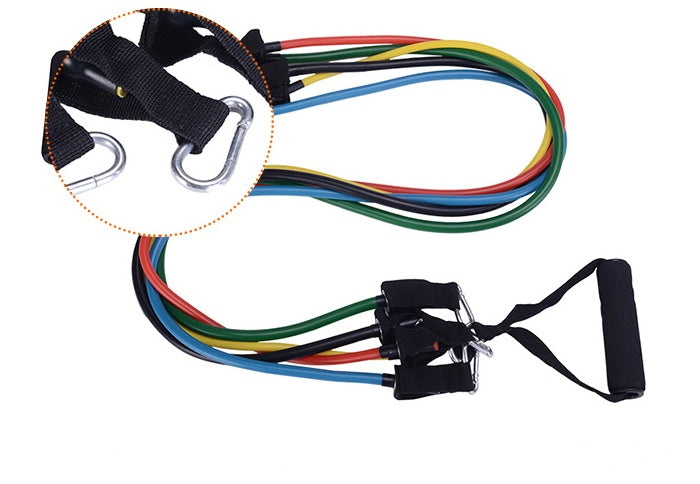 Resistance Band Fitness Trainer – Home Workout Rally Tool for Strength & Muscle Training