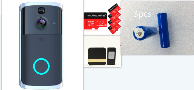 Smart WiFi Video Doorbell Camera – Motion Detection, Two-Way Audio & Night Vision