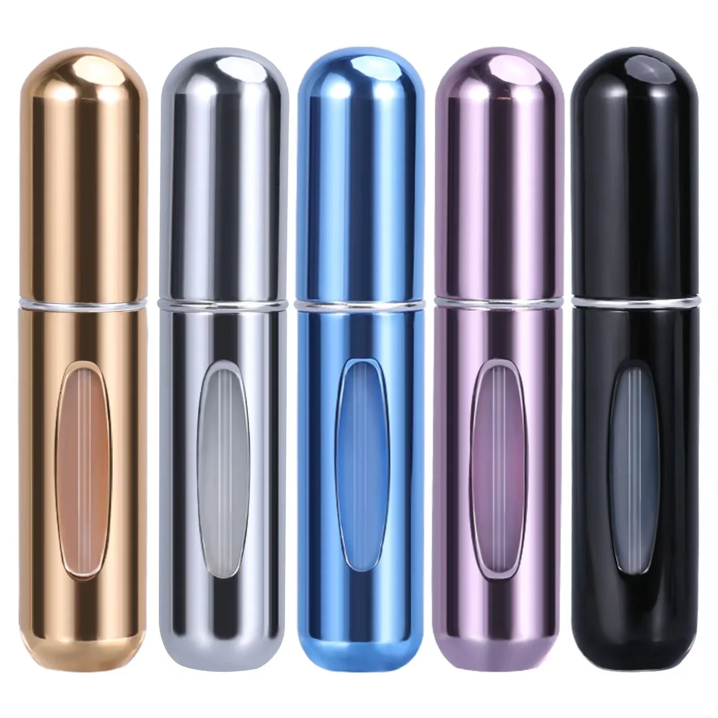 Mini Refillable Perfume Atomizer – 5/8ml Travel Spray Bottle for Fragrance & Cosmetics