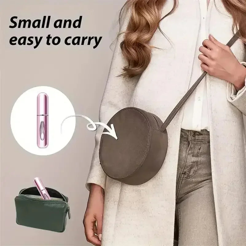 Mini Refillable Perfume Atomizer – 5/8ml Travel Spray Bottle for Fragrance & Cosmetics