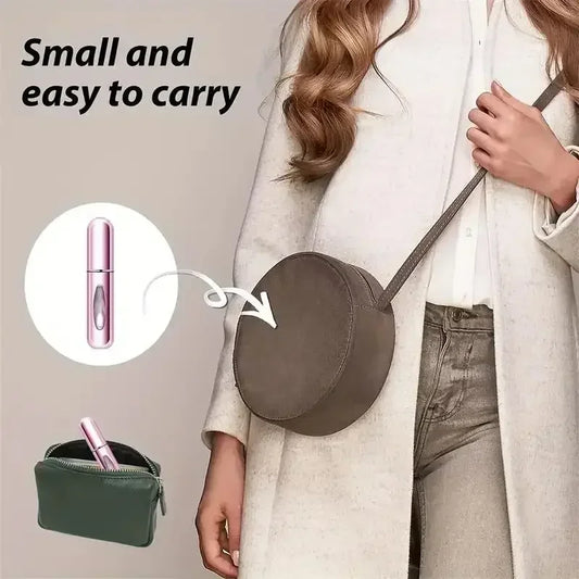 Mini Refillable Perfume Atomizer – 5/8ml Travel Spray Bottle for Fragrance & Cosmetics