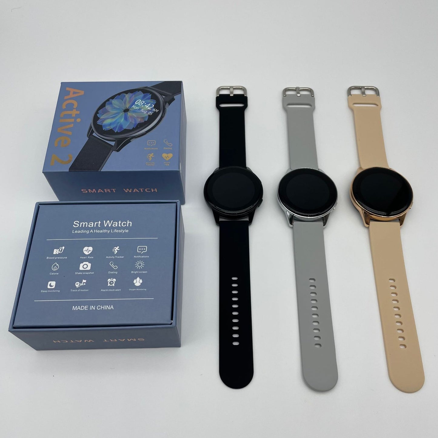 Smartwatch with Bluetooth Calling, Heart Rate & Sleep Monitor, Blood Oxygen & Fitness Tracking